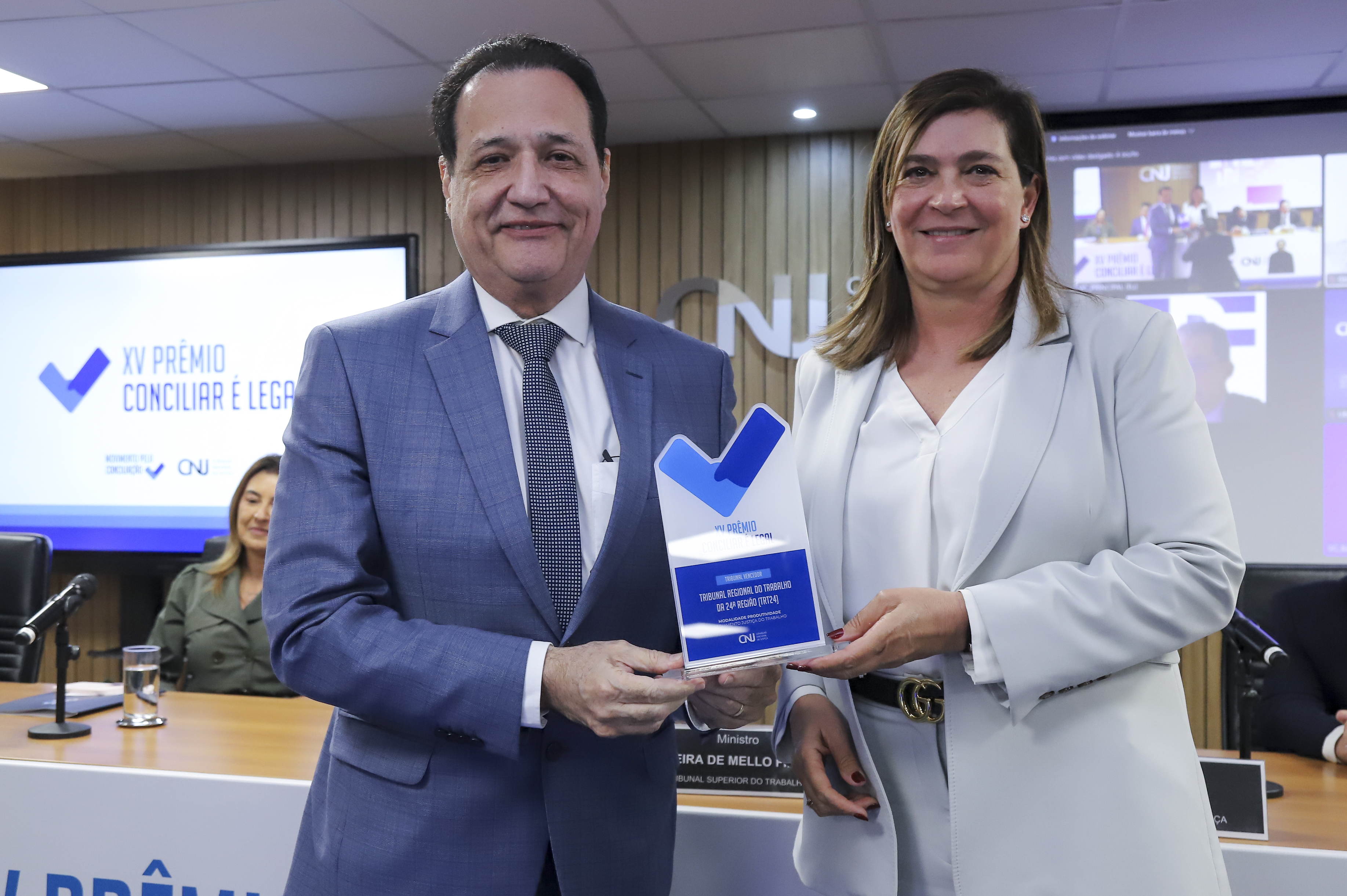 O presidente do TRT/MS, desembargador Tomás Bawden de Castro e Silva,