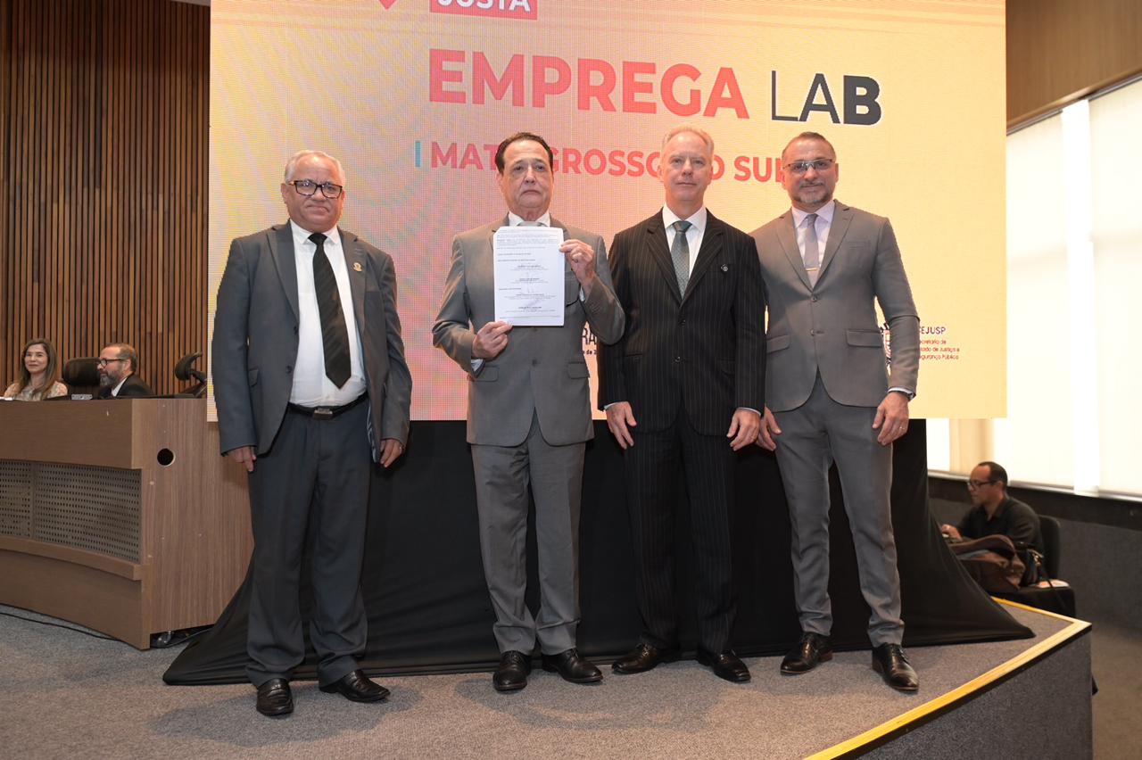 O Tribunal Regional do Trabalho da 24ª Região (TRT/MS) sediou, nesta quinta-feira (27/8), o lançamento do Emprega Lab em Mato Grosso do Sul
