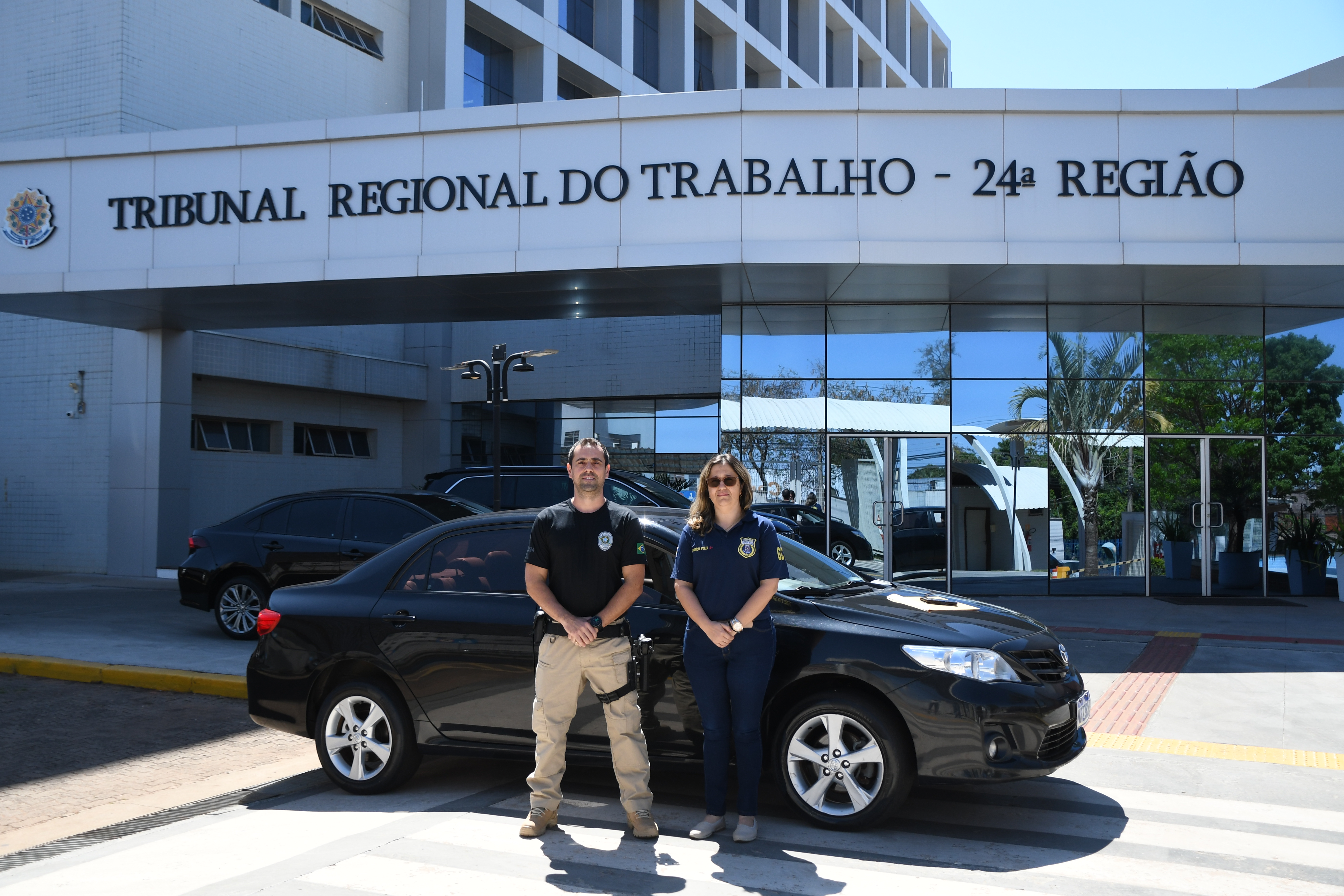 Tribunal Regional do Trabalho da 24ª Região (TRT/MS) realizou, hoje (10/9), a doação de um veículo para a Secretaria Especial de Segurança Pública e Defesa Social (SESDES).