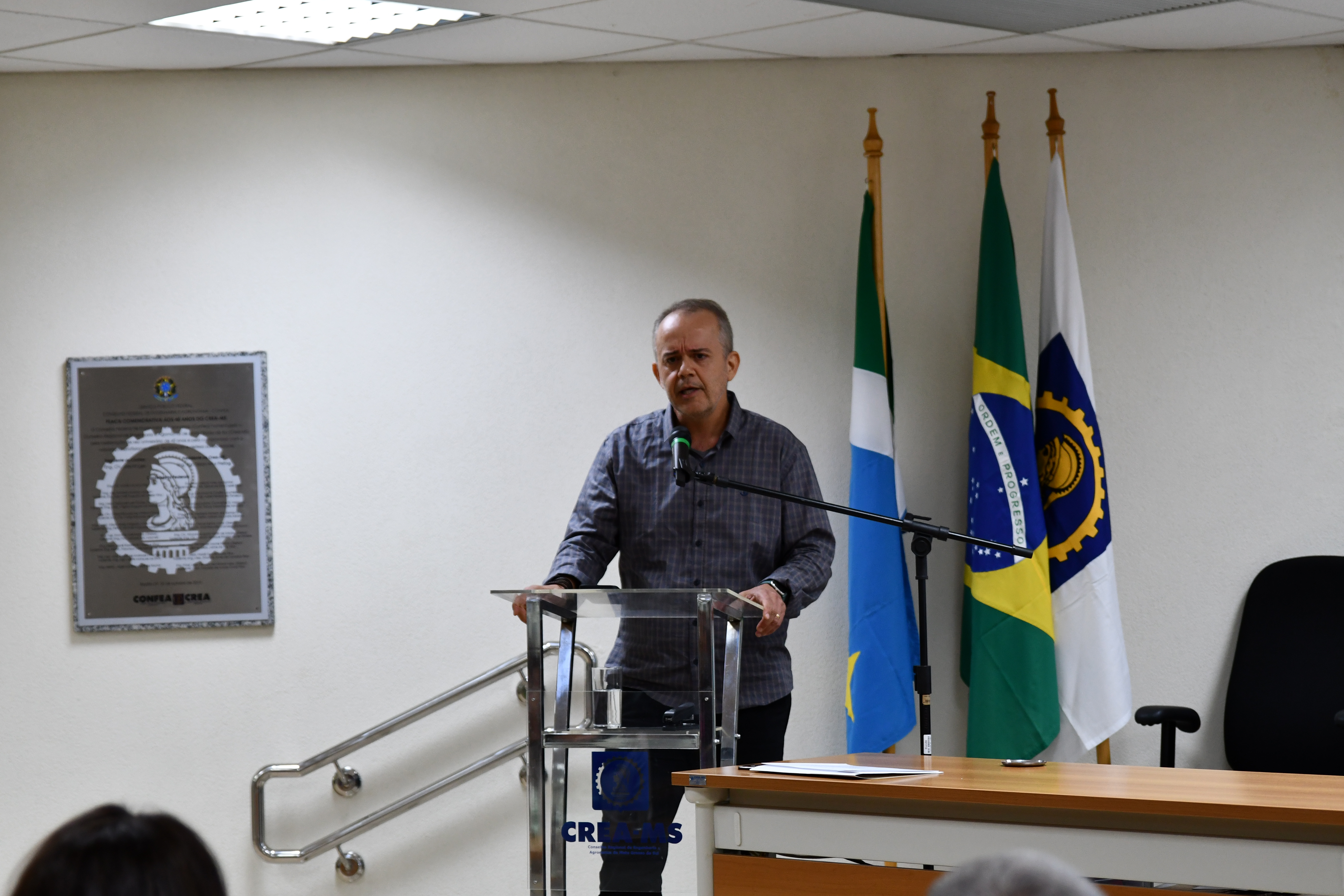 Na sequência, o auditor-fiscal do trabalho Flávio Nunes apresentou a palestra “O senso comum e seus impactos no mundo do trabalho”. 
