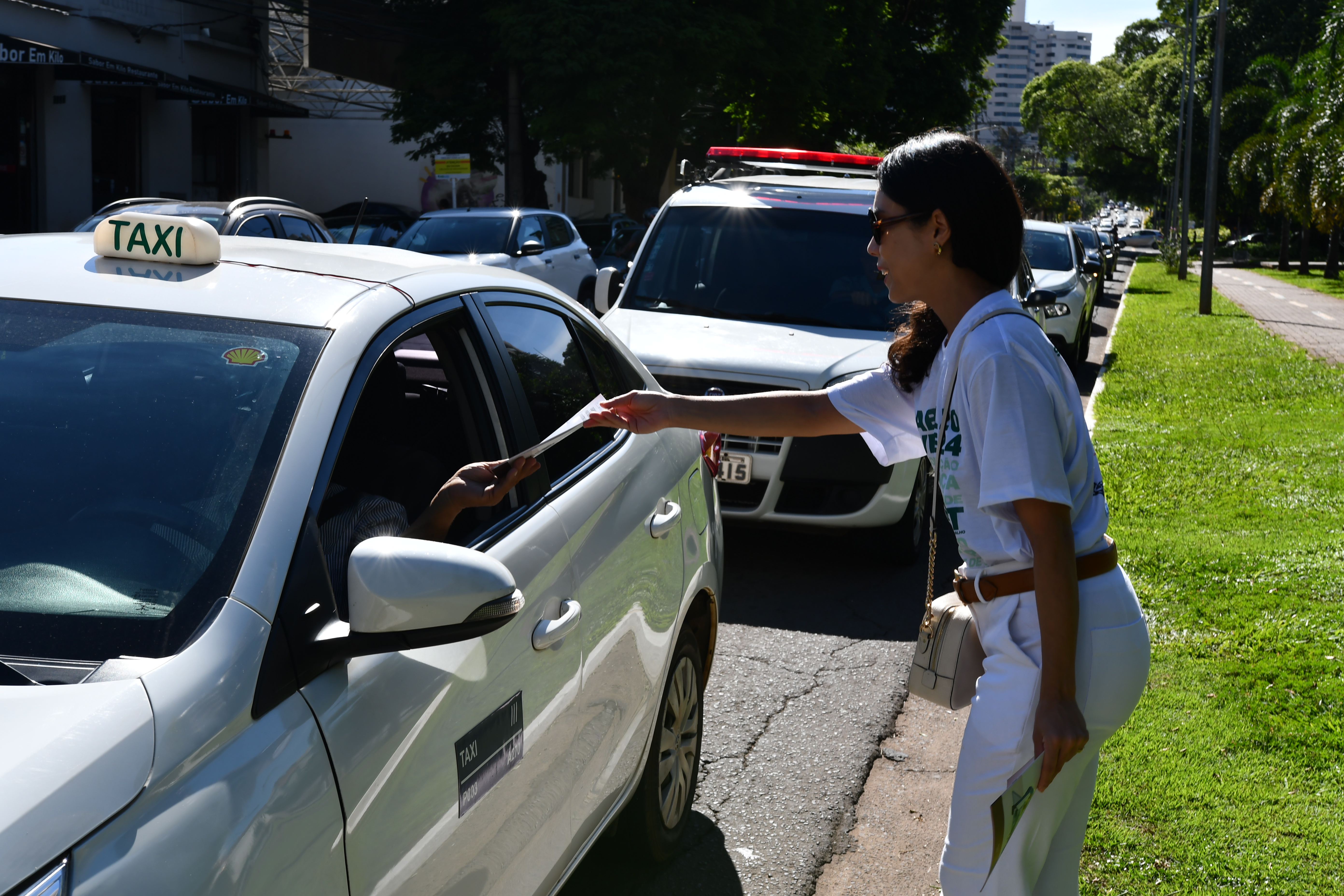 A juíza do trabalho e gestora regional do Programa Nacional de Prevenção de Acidentes do Trabalho, Hella de Fátima Maeda partipou da ação