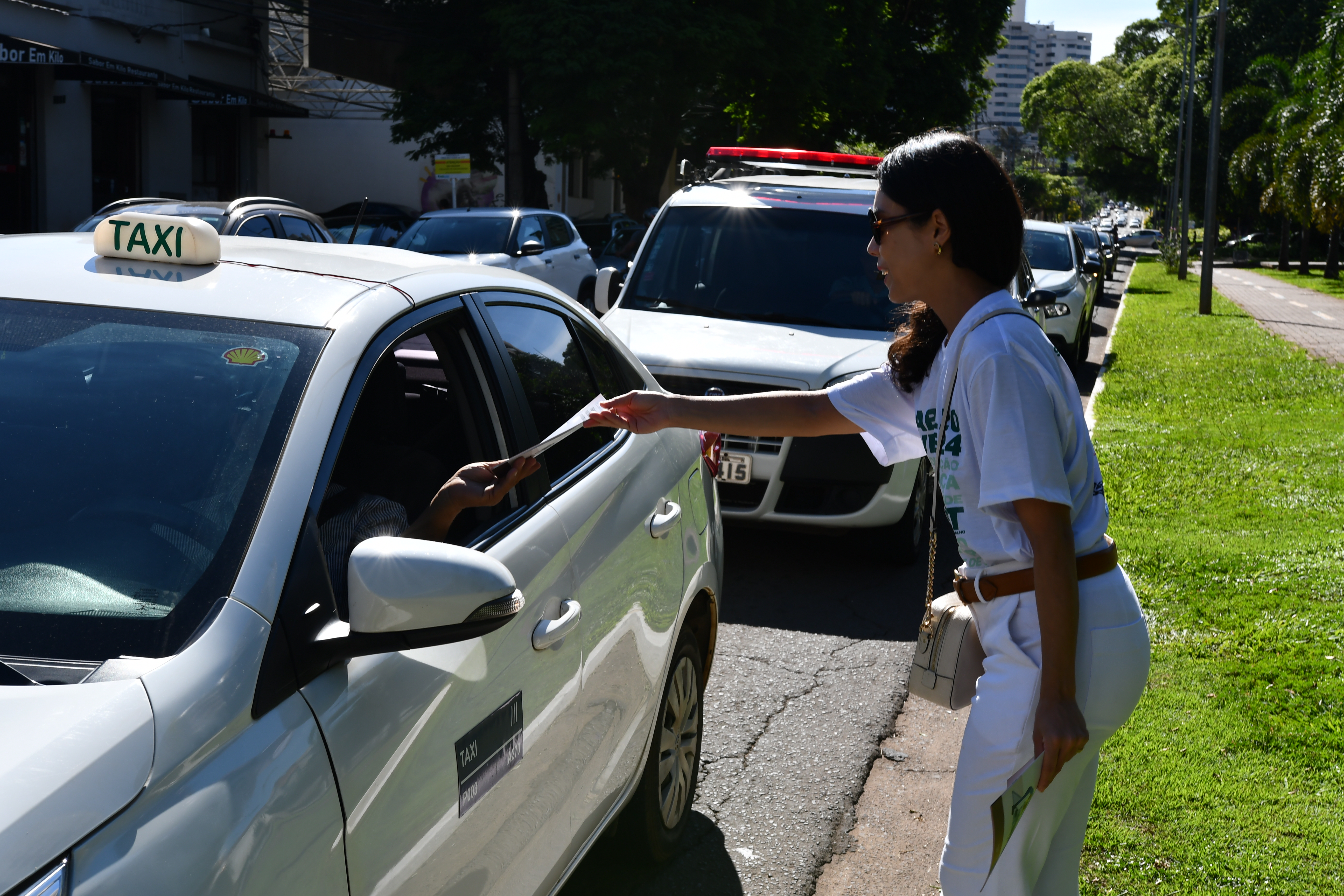  A juíza do trabalho e gestora regional do Programa Nacional de Prevenção de Acidentes do Trabalho, Hella de Fátima Maeda partipou da ação