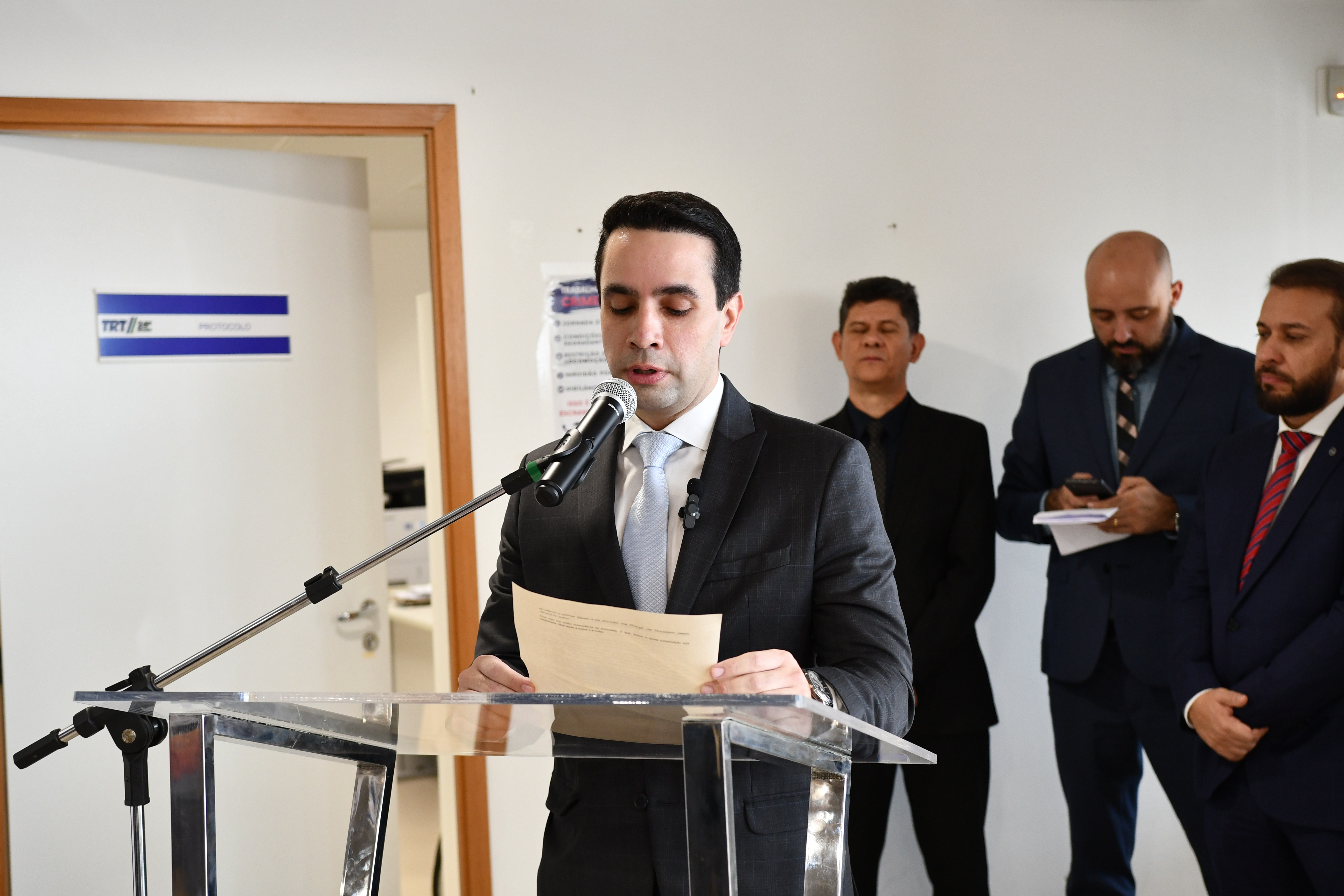 O presidente da Associação dos Magistrados da Justiça do Trabalho XXIV (Amatra 24), juiz André Nacer, destacou a importância do ato.