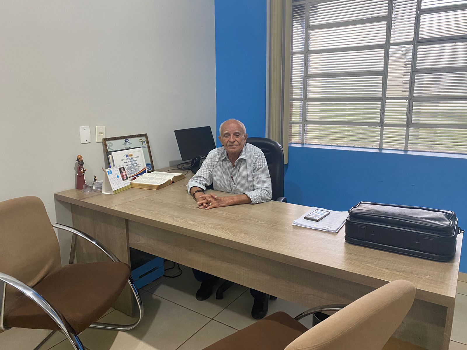 presidente do Asilo São João Bosco, Gersino José dos Anjos ressaltou a importância do plano para a instituição
