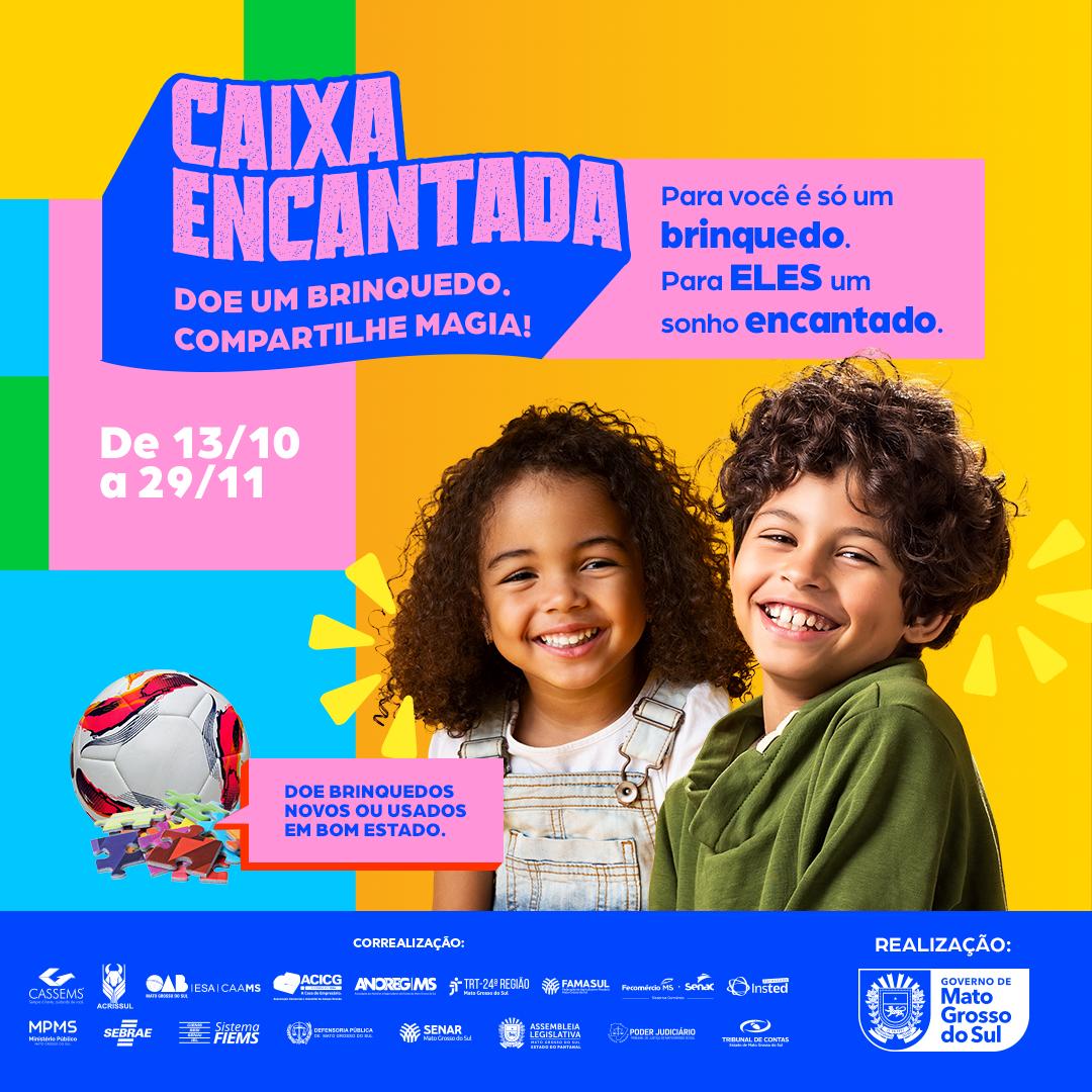 O Tribunal Regional do Trabalho da 24ª Região participa da campanha Caixa Encantada, 