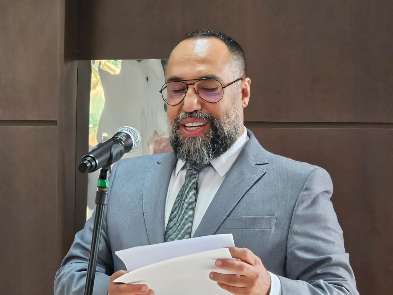O juiz titular da Vara do Trabalho de Naviraí, Boris Luiz Cardoso de Souza celebrou a entrega das obras