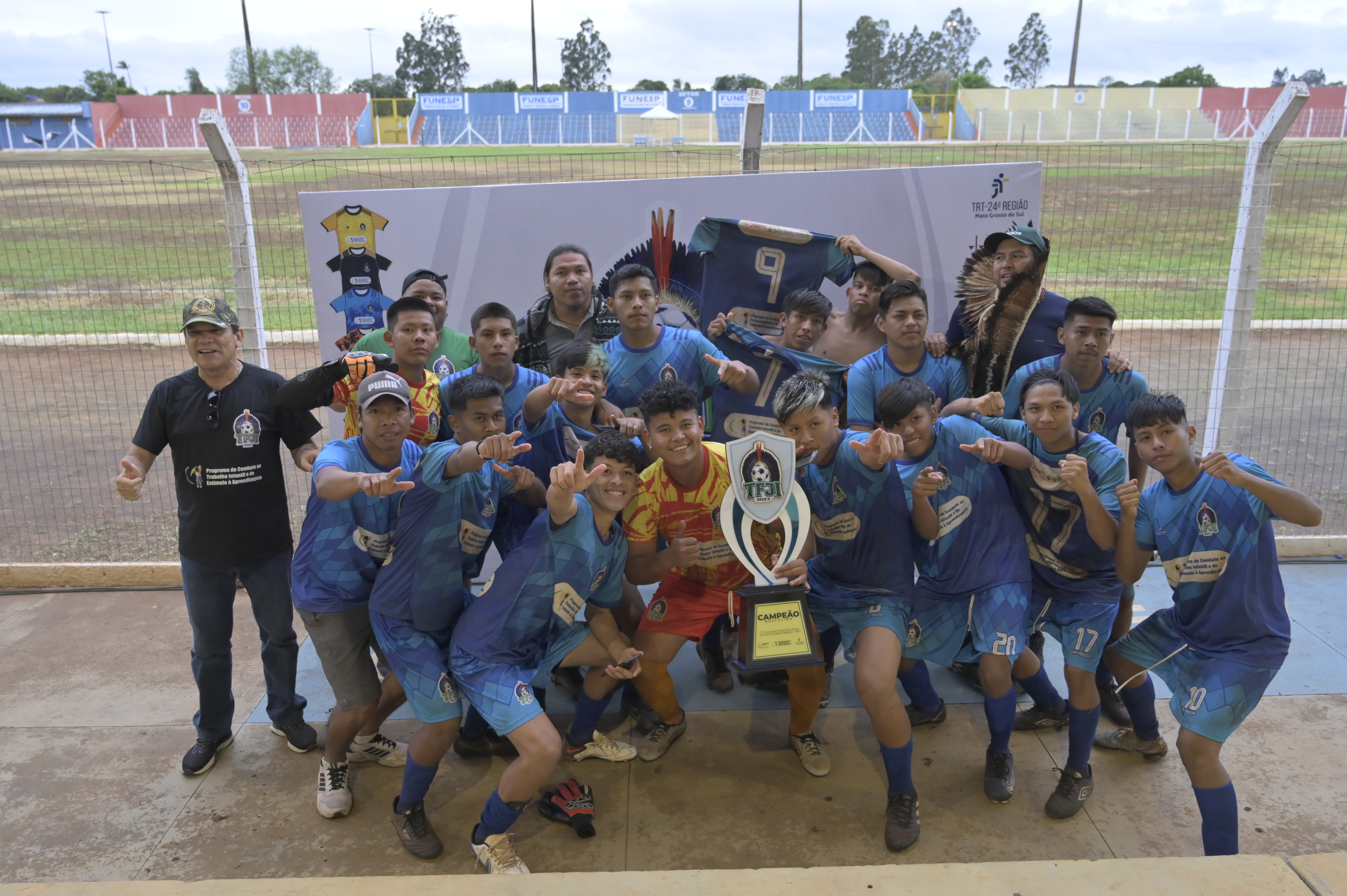 O time de Aquidauana foi o campeão do 2º Torneio de Futebol dos Jovens das Comunidades Indígenas – 2023