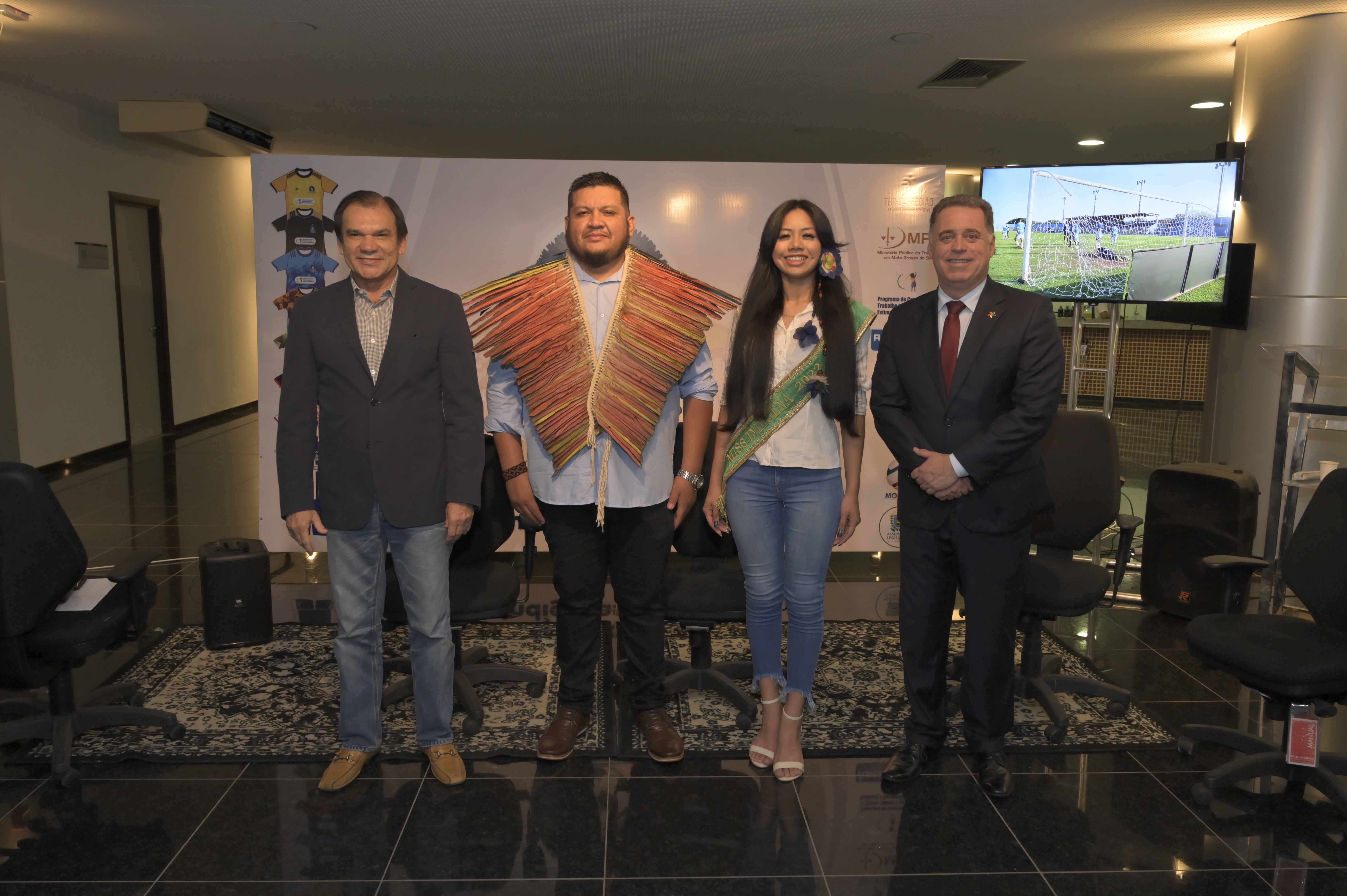 TRT/MS realizou o lançamento do 2º Torneio de Futebol dos Jovens das Comunidades Indígenas – 2023