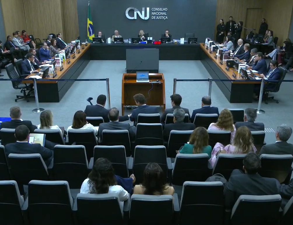 Membros do CNJ durante a 4ª Sessão Ordinária