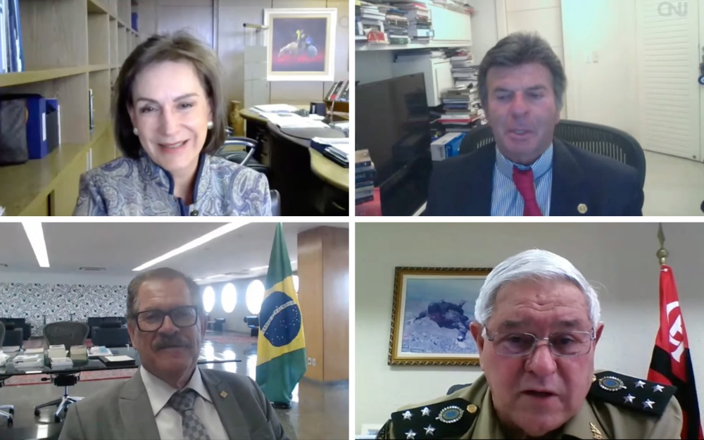 Presidentes do TST/CSJT, STF/CNJ, STJ/CJF e STM.