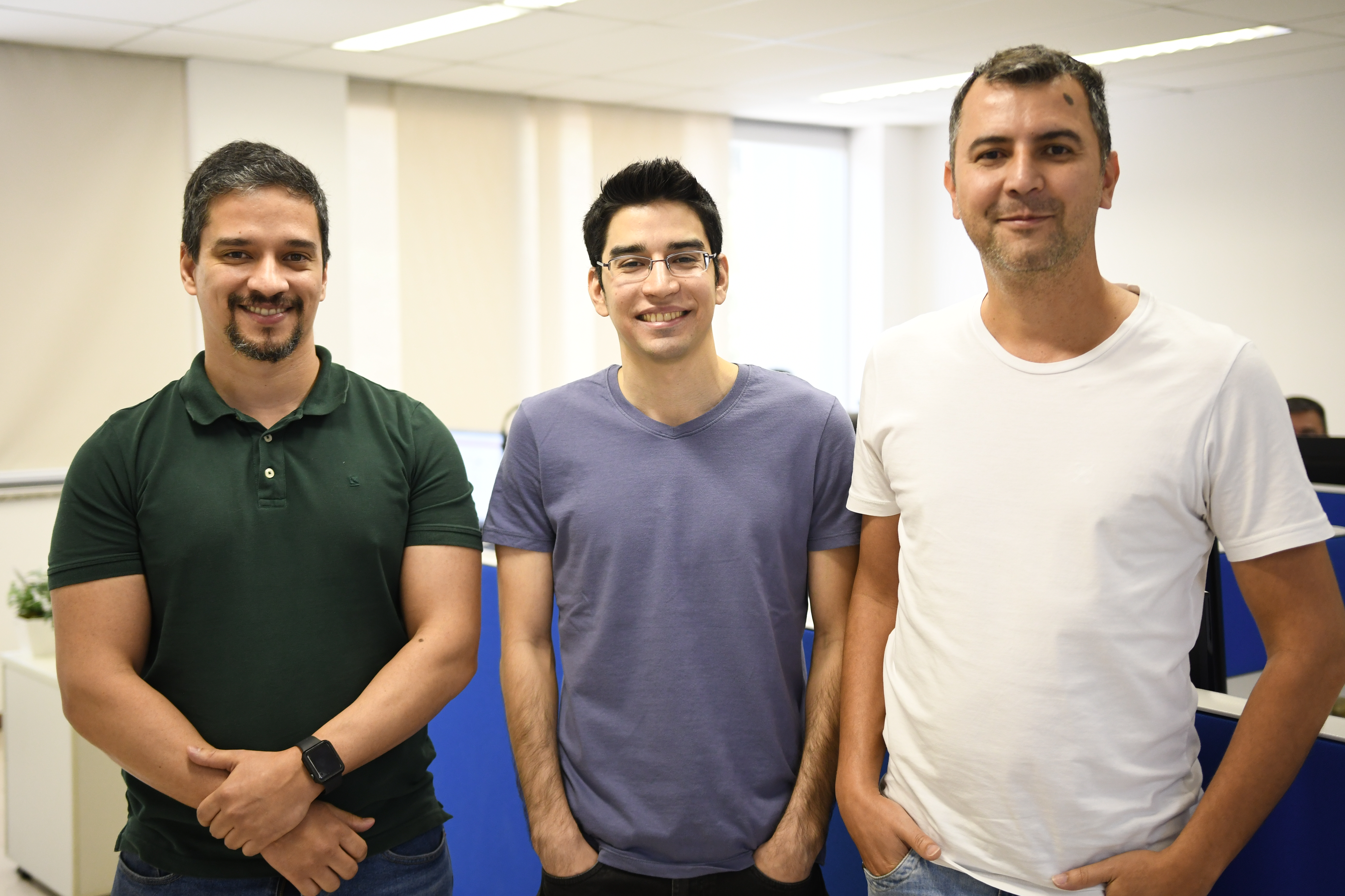Equipe técnica responsável pelo projeto: Edmundo, Leandro e Alex Sandro
