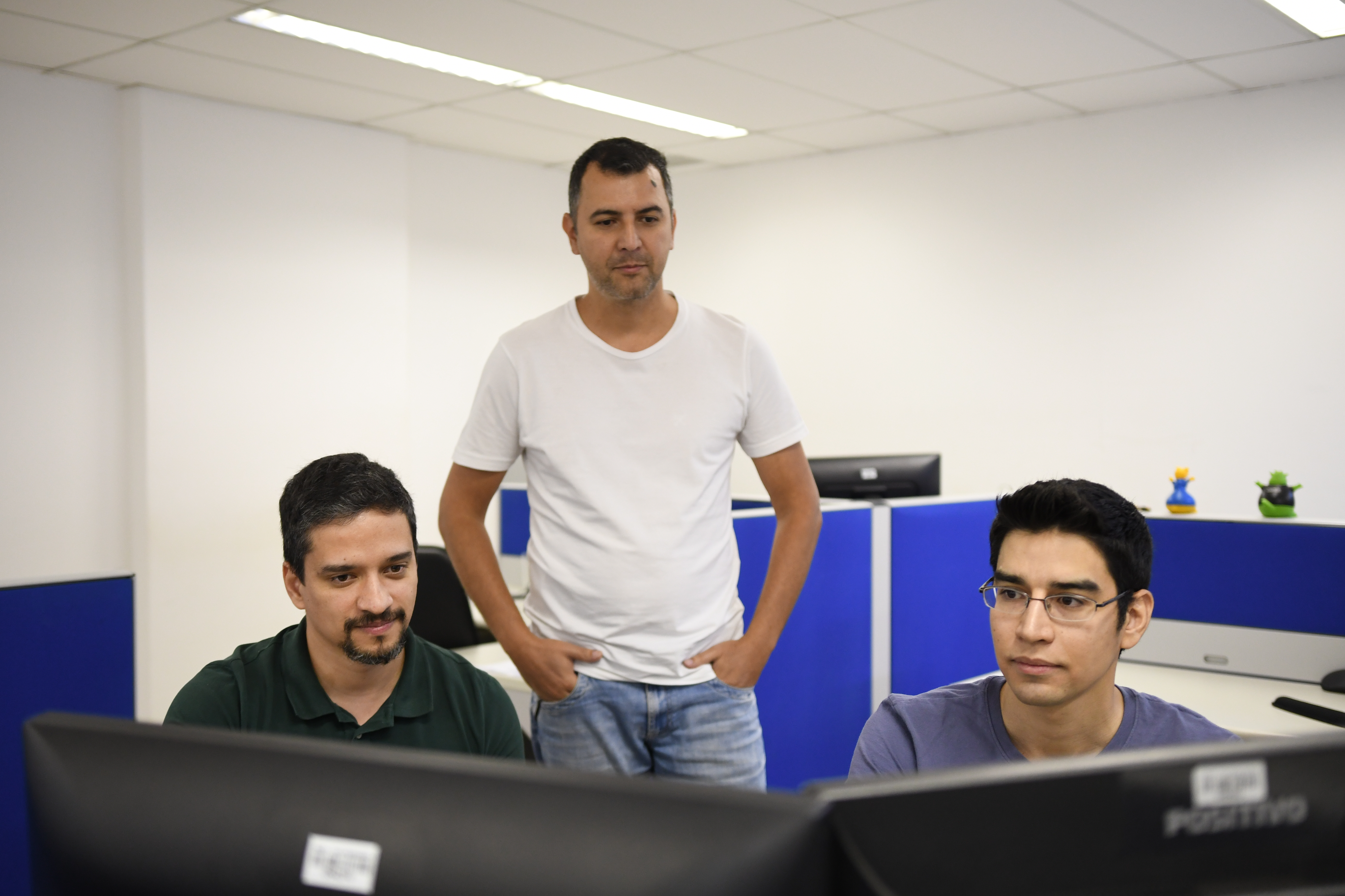 Equipe técnica responsável pelo projeto: Edmundo, Leandro e Alex Sandro.