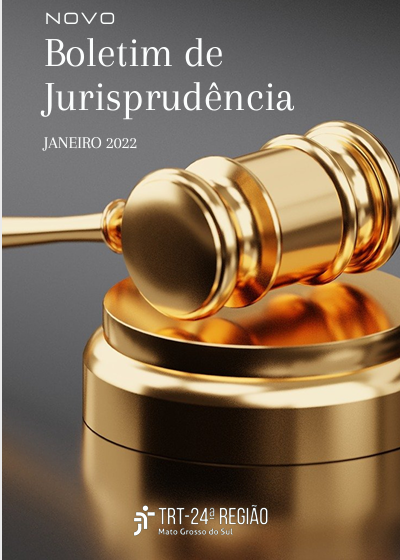 Imagem referente ao boletim de jurisprudência de janeiro de 2022