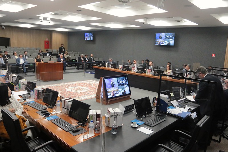 Foto da 348ª Sessão Ordinária do Conselho Nacional de Justiça CNJ em que foram votadas as resoluções