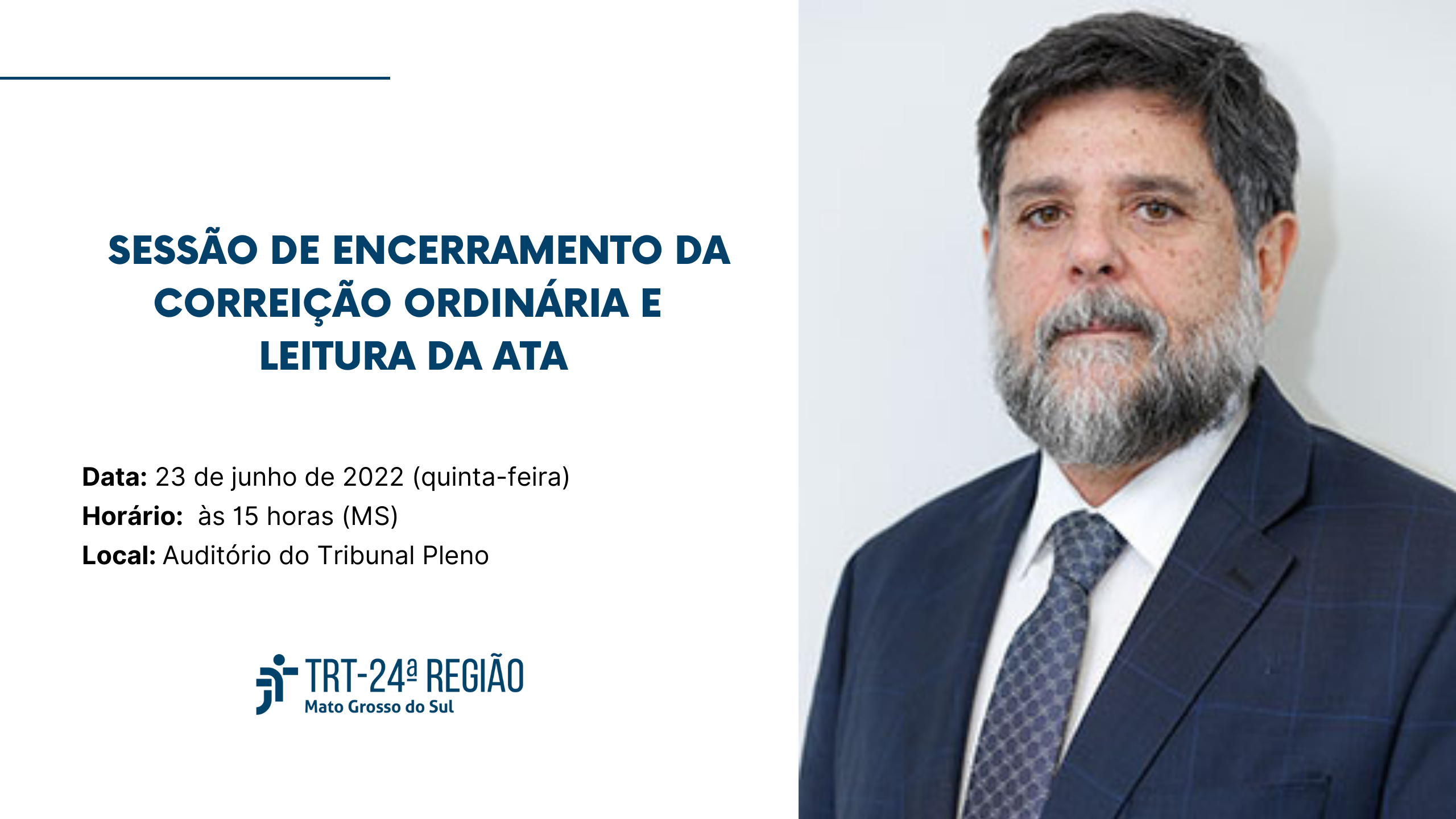 Convite de encerramento com foto do ministro Caputo Bastos