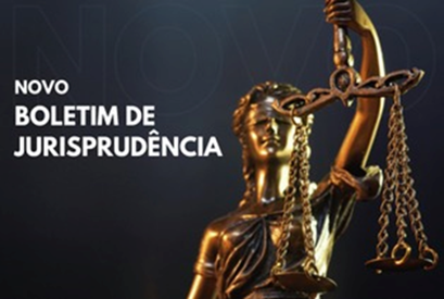 Novo boletim de jurisprudência. Imagem da Deusa da Justiça