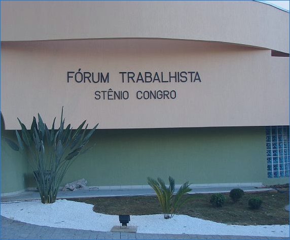 Foto da fachada do Fórum Trabalhista Stênio Congro - Três Lagoas