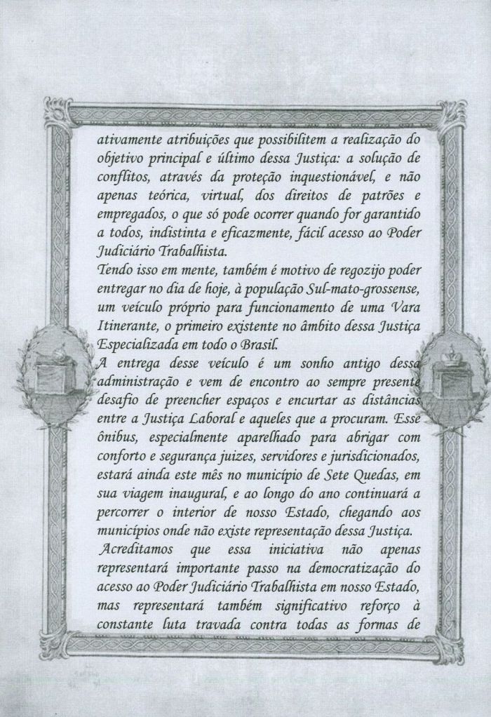 Discurso do Presidente na Inauguração do Foro Trabalhista de Campo Grande_folha 3