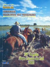 Capa da Revista do Tribunal Regional do Trabalho da 24ª Região - 2001