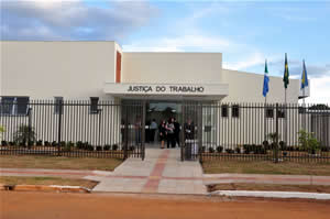 Fachada da Vara do Trabalho de São Gabriel do Oeste