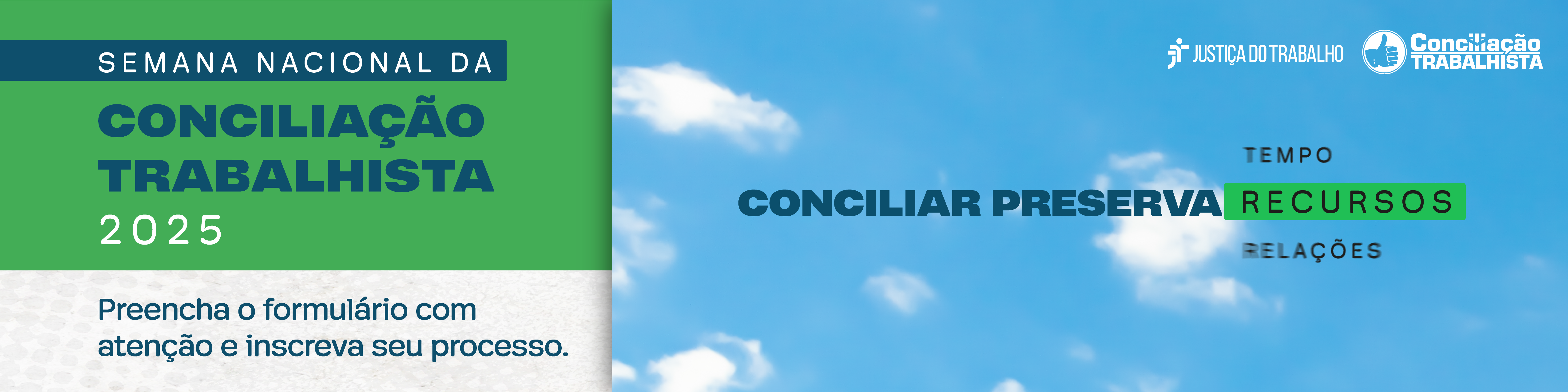 Semana Nacional da Conciliação Trabalhista 2025