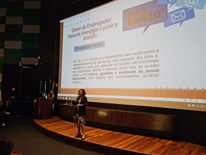 Especialistas discutem prevenção ao assédio eleitoral nas relações de trabalho em evento promovido pelo TRT/MS, MPT e MTE