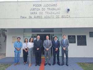 Presidente do TRT/MS realiza correição ordinária na Vara do Trabalho de Coxim