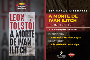 25° Sarau Literário debaterá clássico russo “A Morte de Ivan Ilitch”
