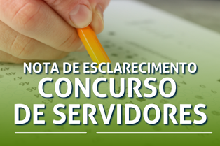 Nota de esclarecimento sobre concurso público para provimento de cargos de analista judiciário