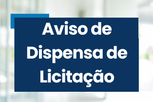 Aviso de Dispensa de Licitação: Contratação de empresa especializada na prestação de serviços de lavanderia para conservação de materiais do TRT24