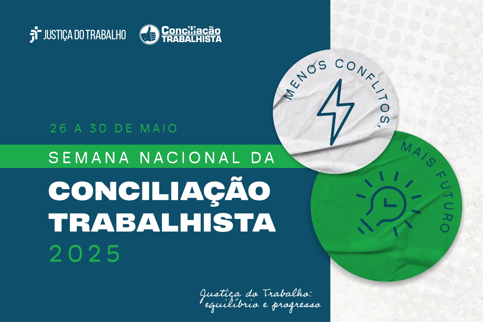 Semana Nacional da Conciliação Trabalhista 2025 atendeu quase meio milhão de pessoas