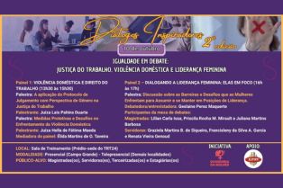 TRT/MS promove evento sobre igualdade de gênero, violência doméstica e liderança feminina