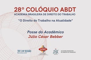 ABDT realiza 28º Colóquio e posse do acadêmico Júlio César Bebber