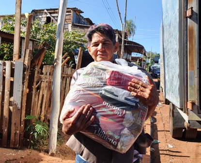 Corregedoria Solidária entrega quase 11 toneladas de alimentos à Comunidade Mandela